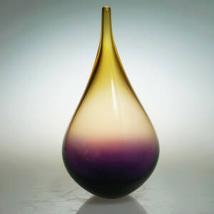 Elin Isaksson - Dewdrop Vase Small Purple & Amber