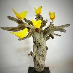 Michael Lythgoe - Yellow Birds in a Tree