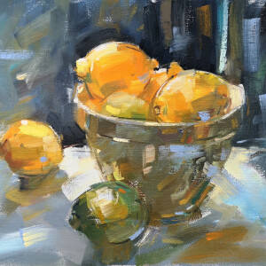 Peter Foyle - Bowl of Lemons