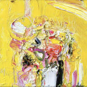 Alison McWhirter - Seraphim Sunflower Against Yellow Lake