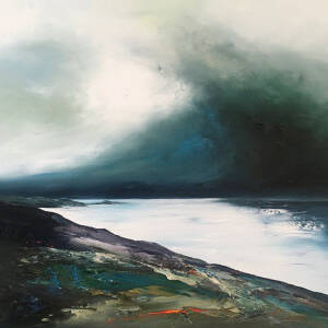 Linda Park - Passing Storm Across The Minch, Wester Ross