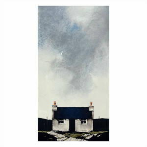 Ron  Lawson - Uist Spring (7.5x4inches, framed 15.5x12inches)
