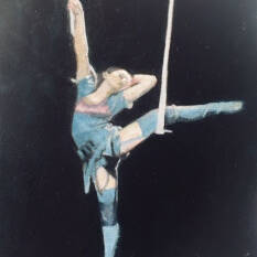 Alexandra Gardner - Circus Acrobat, Blue