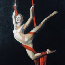 Alexandra Gardner - Circus Acrobat, Red