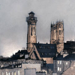 Dominic Cullen - Three Towers, Evening Study