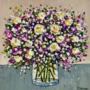 Alison Cowan - Lavender and Roses