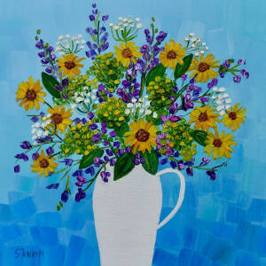 Sheila Fowler - Daisies and Veronica