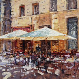 Peter Foyle - Light on a cafe, Arles
