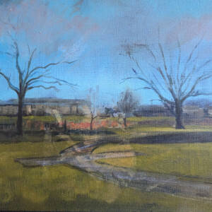 Susan Kennedy - Blue Skies, Bare Trees Down the Green