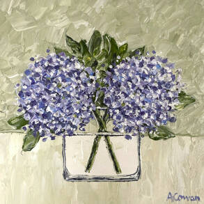 Alison Cowan - Lavender Hydrangeas
