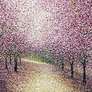 Alison Cowan - Sunlit Blossom Path