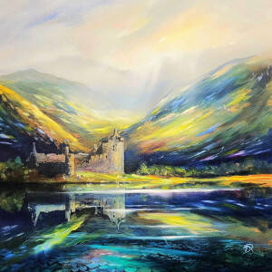 Douglas Roulston - Last Light, Kilchurn Castle