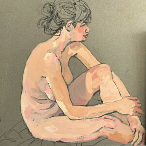 Jennifer Irvine RGI RSW - Nude Study II