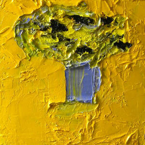 Alison McWhirter - Sunflowers Against Cadmium Yellow