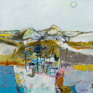 David Smith RSW - Winter Landscape Wester Ross