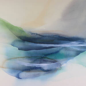 Peter Davis RSW - 'Brak' (the breaking of the sea on a rocky shore)