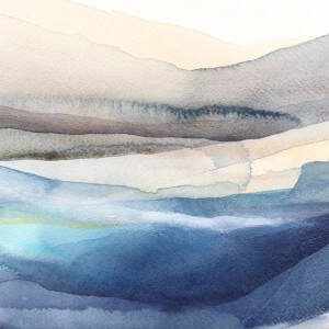 Peter Davis RSW - 'Borek' (a short breaking wave)
