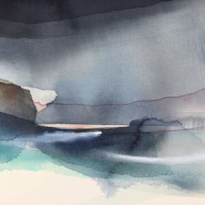 Peter Davis RSW - 'Pusker' (a spell of bad weather)