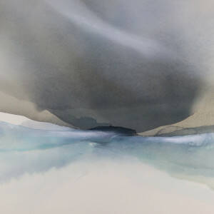 Peter Davis RSW - 'Skrap' (commotion in the sea)