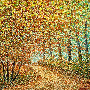 Alison Cowan - Golden Woodland Corridor