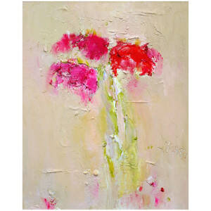 Alison McWhirter - Opera Rose Against Warm Yellow White