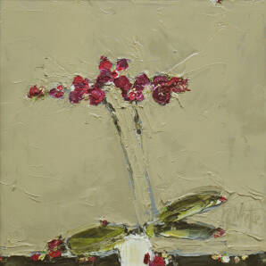 Alison McWhirter - Tyrian Orchid Against Warm Umber
