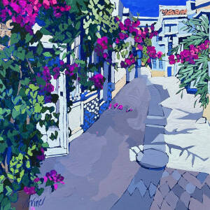 Jennifer Irvine RGI RSW - Bougainvillea, The Algarve