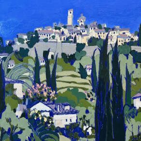 Jennifer Irvine RGI RSW - St Paul De Vence