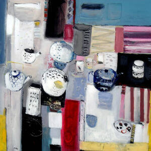 Paul Murray RSW PAI RGI - Still Life With Chinese Tea Pots