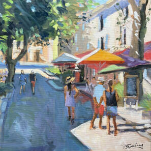 James Somerville Lindsay - Time For Lunch, Vinon du Verdon