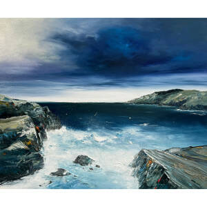 Linda Park - Passing Storm, Polin Beach, Sutherland