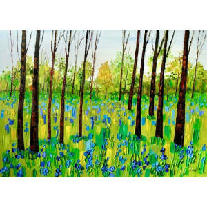 Sheila Fowler - Bluebells in Springtime