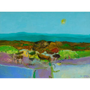 David Smith RSW - Spring Morning, Kintyre