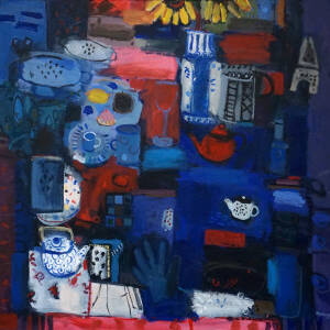 Paul Murray RSW PAI RGI - Still Life with Chinese Vase