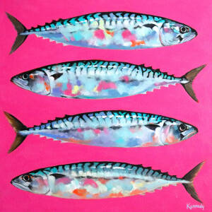 Paul  Kennedy - Mackerel with Quinacridone