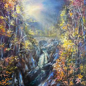 Douglas Roulston - Falls of Bruar, Autumn Light
