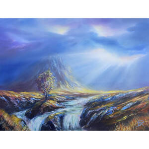 Douglas Roulston - Light Rays Over Buachaille Etive M&ograve;r