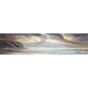 Douglas Roulston - Sandwood Bay, Sunlight on the Surge