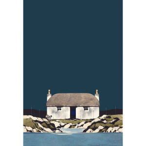 Ron  Lawson - Hebridean Thunder Storm (22x15 inches, Framed 30x23 inches)
