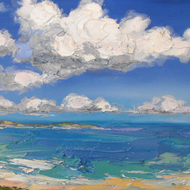 Judith I. Bridgland - Clouds, Coldbackie Beach