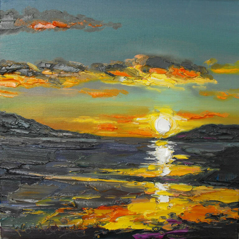 Judith I. Bridgland - Ullapool Sunset