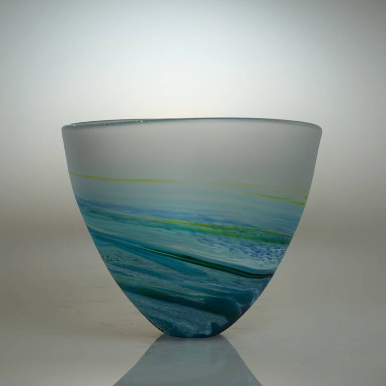 Richard Glass - Rockpoool Bowl Aqua 