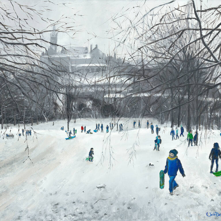Vicki Braham - Snow Day Kelvingrove