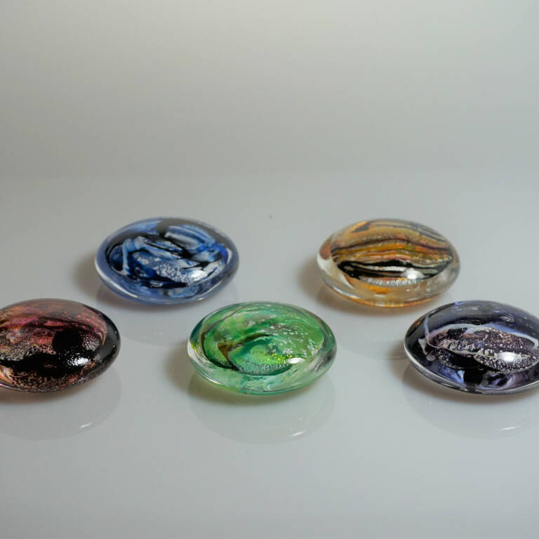 Allister  Malcolm - Small Oval Paperweights (various)