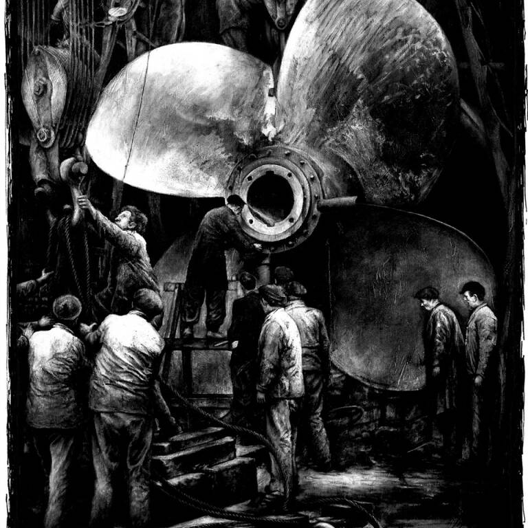 Ryan Mutter - How Many Shipbuilders (Limited Edition Print)