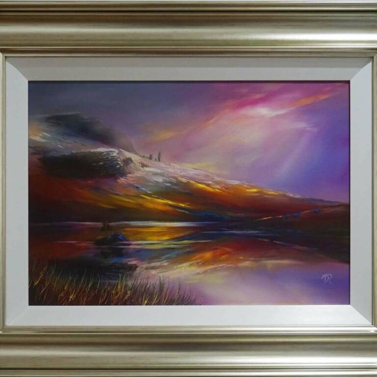 Douglas Roulston - Winter Colours Over Loch Fada
