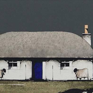 Ron  Lawson - Uist Sheep & Cottage