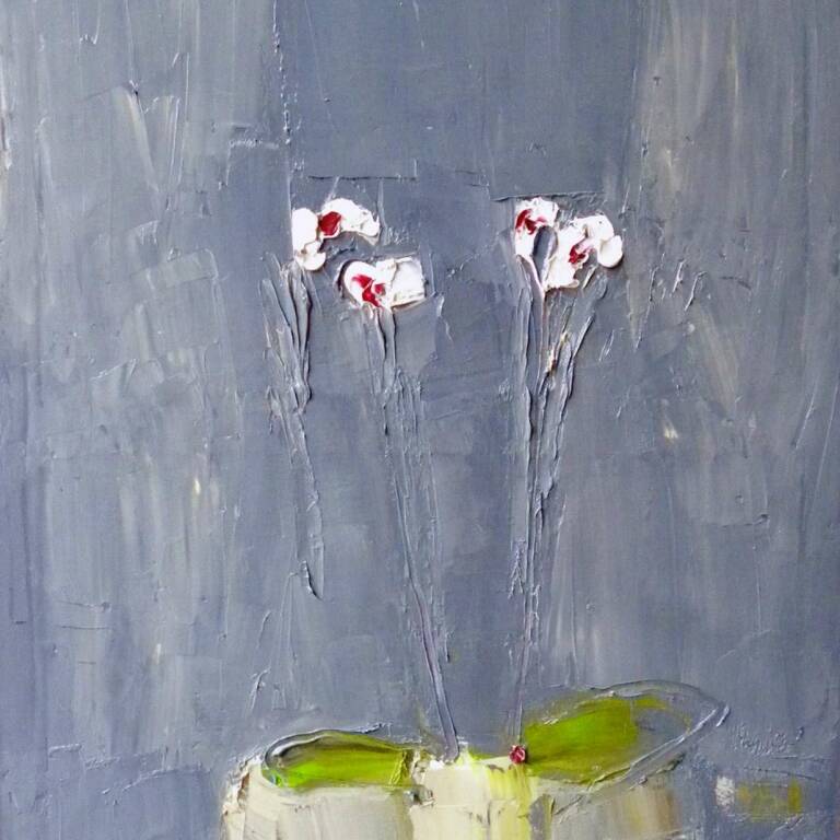 Alison McWhirter - Orchid against Lowry Grey Light