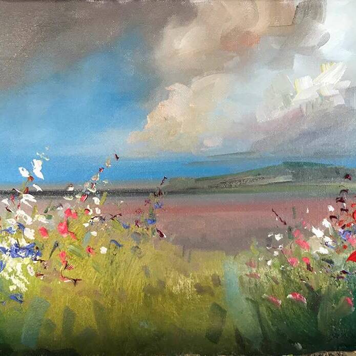 Rosanne Barr - Wildflowers Lining The Hedgerows