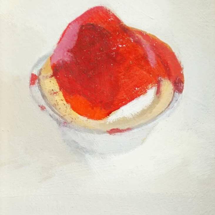 Pam Carter Private Collection - Helen Wilson RSW RGI PAI 'Strawberry Tart'